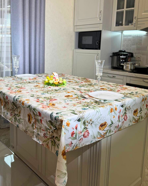 Скатертина тефлонова Delight Весняний настрій 100х140 Spring_mood фото