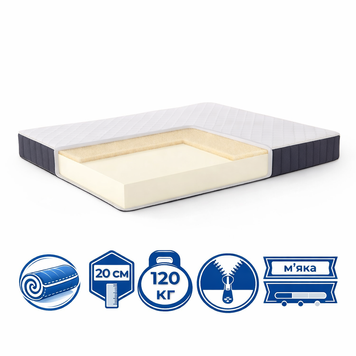 Безпружинний матрац Delight Memory Comfort 80x190 matrats-delight-memory-comfort фото