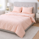 Комплект постільної білизни Delight Двоспальний 175х210 см Luxury Lotus Страйп-сатин Stripe_satin_Lotus фото 1