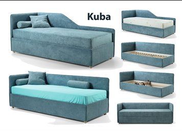 Ліжко Kuba екран 90х200 з підйомним механізмом kuba_90kh200 фото